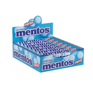 Caramelo masticable sabor menta MENTOS 406.56g