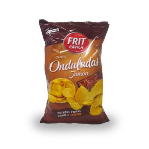Chips onduladas sabor jamón FRIT RAVICH 160g
