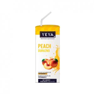 Jugo de fruta natural YEYA 200ml (sabor durazno)