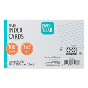 Index Cards – 100 pack