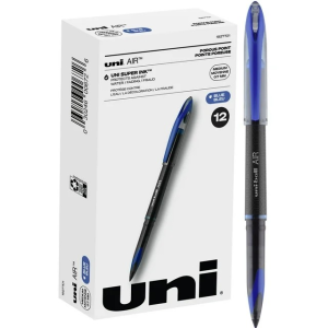 Uniball Air 12 Pack in Blue, 0.7mm Medium Rollerball Pens